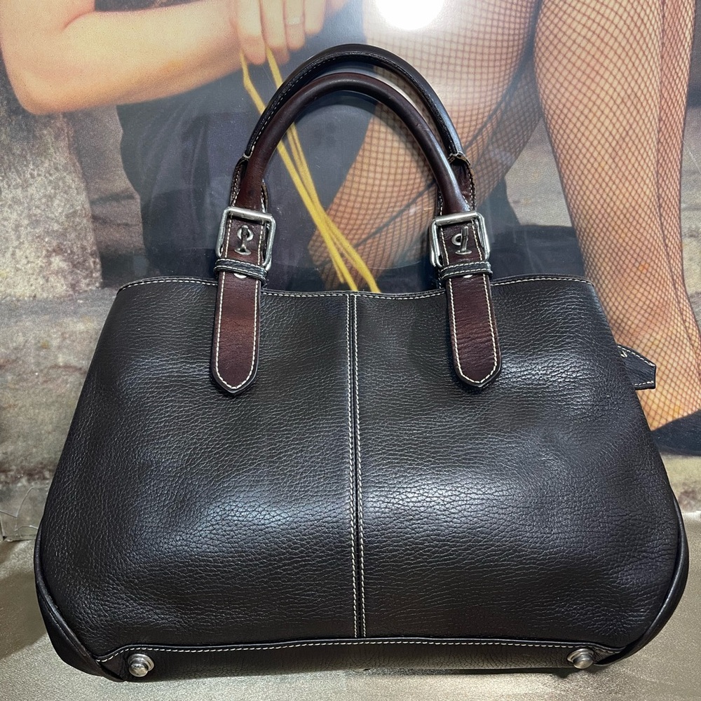Vintage All Weather Leather DOONEY & BOURKE Brown Leather Handbag